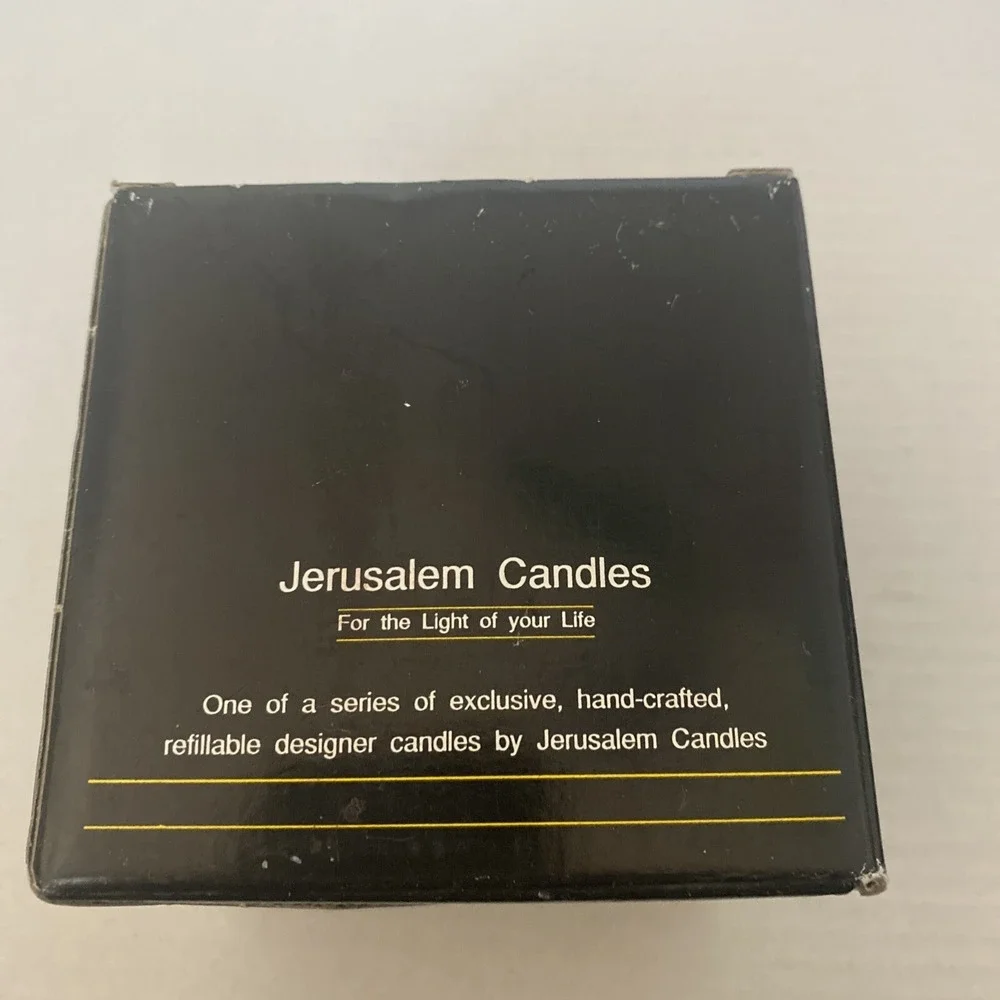 The Original Jerusalem Candle Glowing Hand Crafted Light of‎ Life With Box